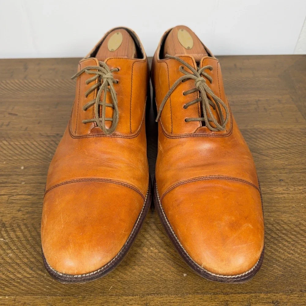 Cole Haan Shoes Mens US 11.5 M‎ Brown Williams Cap Toe Lace Up Leather Oxford